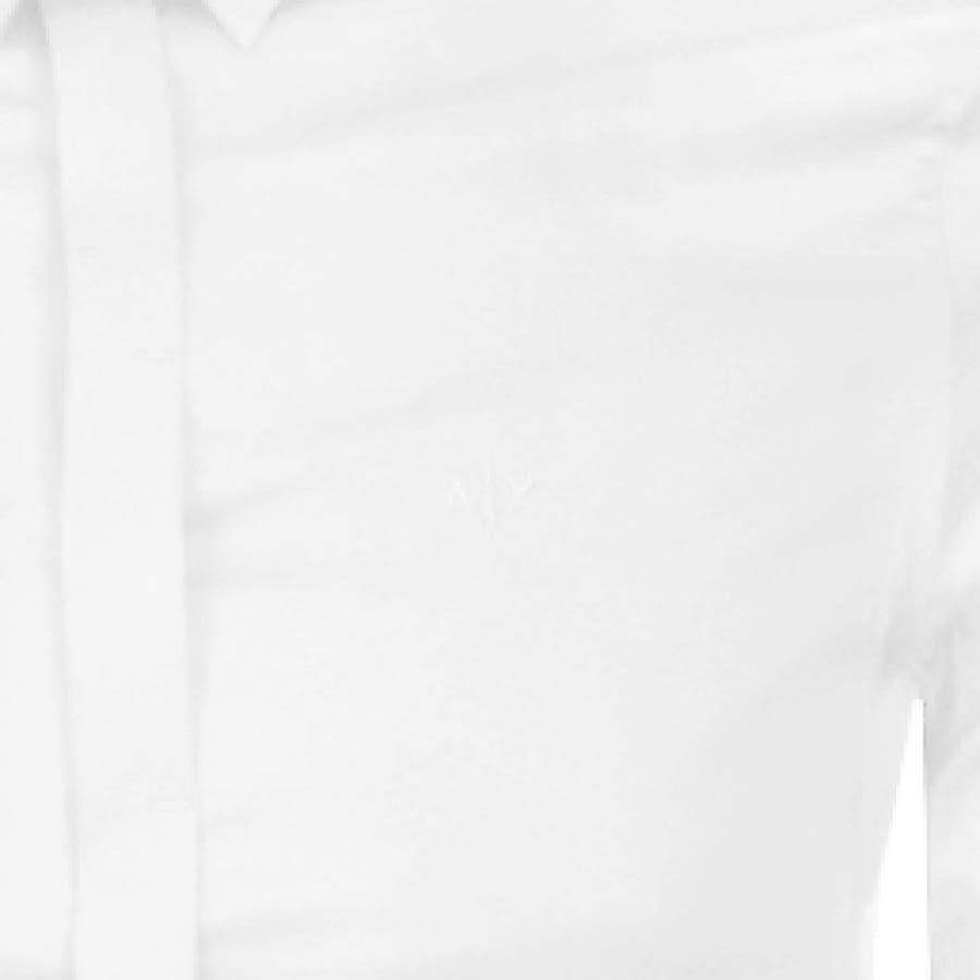 Alternative Image for ProductArmani Exchange Slim Fit Long Sleeved Shirt White3